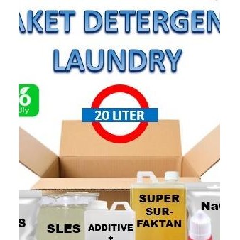 Paket Detergen Laundry / Bahan Baku Detergent Laundry "Raja Kia"
