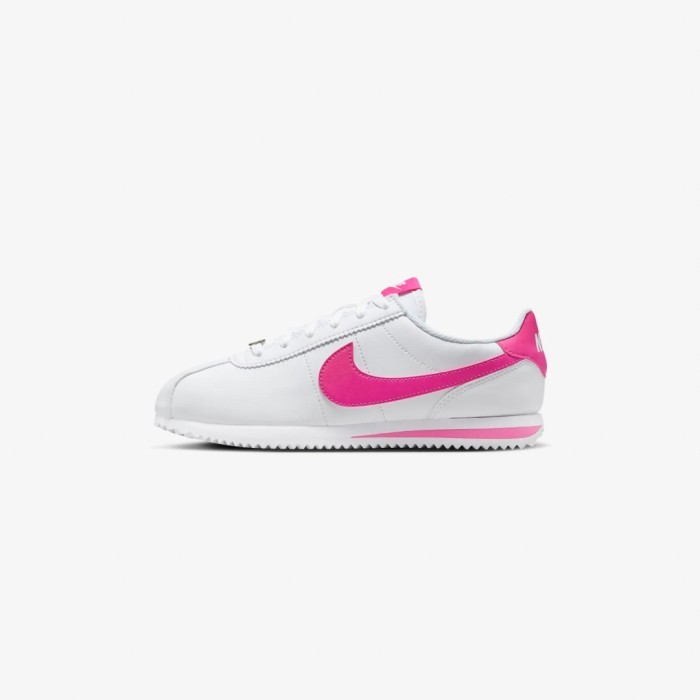 Baru Nike Cortez White Pink Laser Fuchsia Women Original Resmi Bnib Kekinian