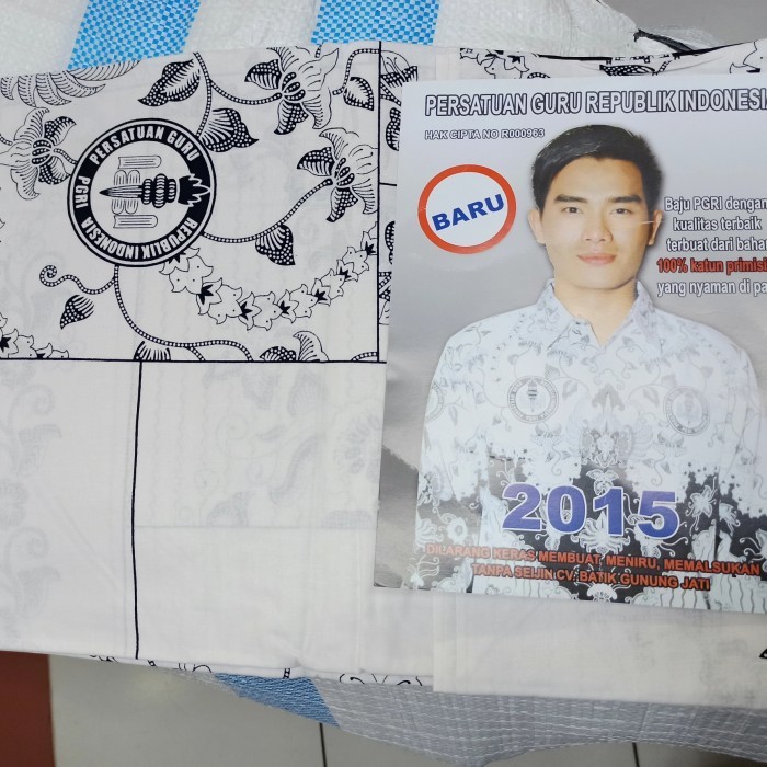 Kain Batik Pgri Bahan Katun Dan Polyester Seragam Guru Pria Dan Wanita Premium Berkualitas