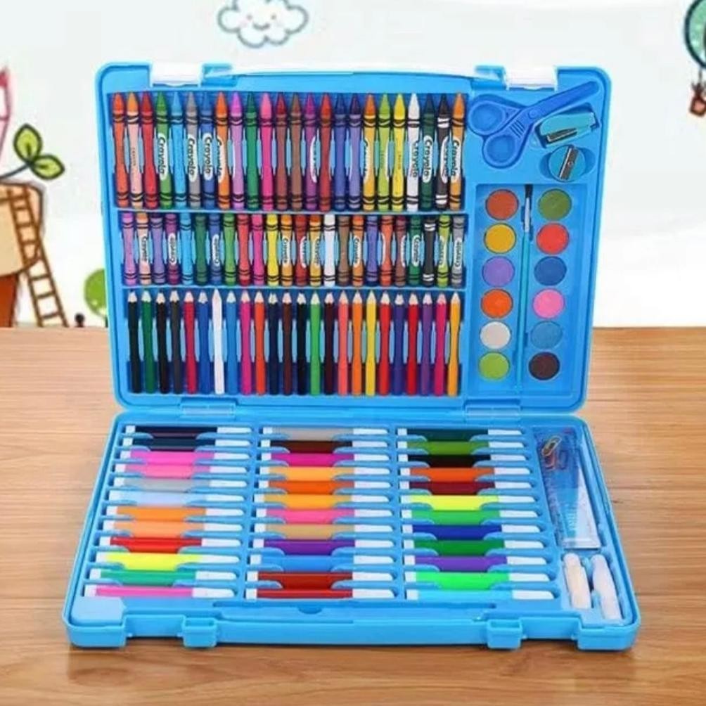 

FUZ-611 PENSIL CRAYON 208pcs SET/ ALAT MENGGAMBAR DAN MEWARNAI Premium