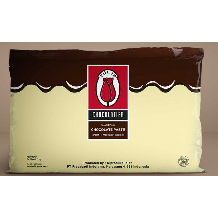 

Cokelat Pasta Tulip Dark Chocolate Filling 1Kg