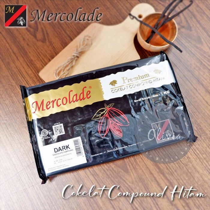 

Mercolade Premium Dark Chocolate 1 Kg Cokelat Compound
