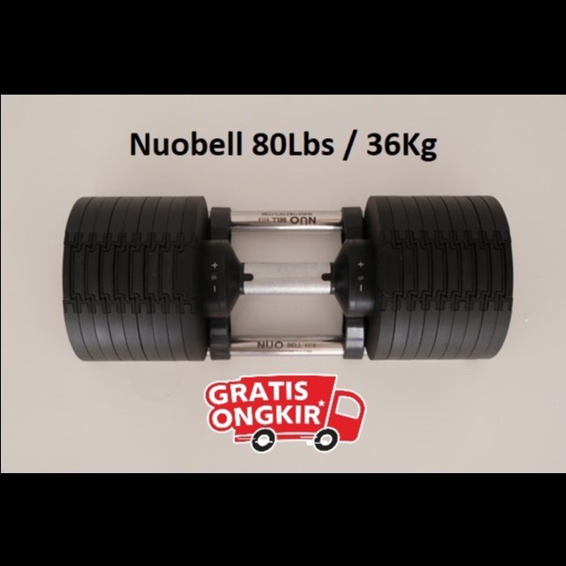 Ready NUOBELL FLEXBELL 36KG Adjustable Dumbell BOWFLEX KETTLER PROFLEX