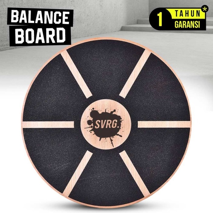 Ready SVRG. Balance board Wobble Board - Papan Latihan Keseimbangan - Gym