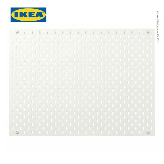

Ready IKEA SKDIS Papan Berlubang Pegboard Putih 76x56 cm