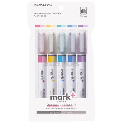 

Ready Kokuyo Mark+ Two Tone Color Highlighter