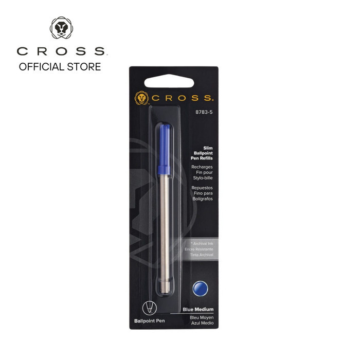 

Ready CROSS REFILL Slim Medium Blue Ball-Point Refill-1 per card CR-8783-5