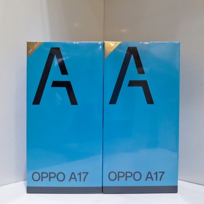 OPPO A17 RAM 4 GB + 4GB + 64 GB 50 MP AI Dual Camera 5000 mAh New Garansi Resmi