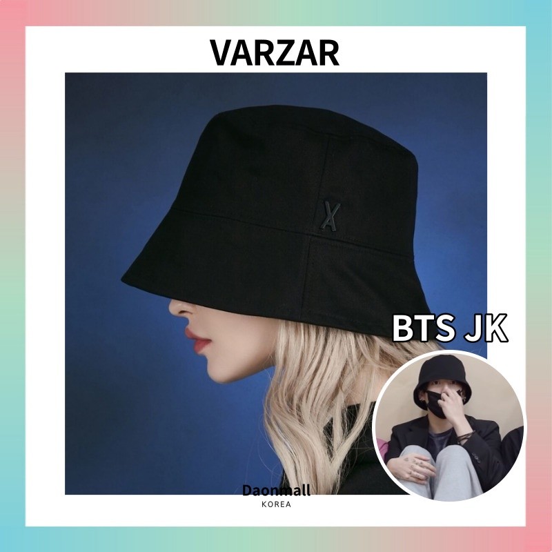 [VARZAR] BTS JK WEAR VZ Stud Drop Overfit Bucket Hat Otentik K-POP MERCH CLC YEEUN JungKook VAZAL VA