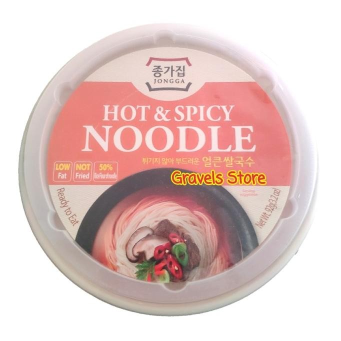 

[112gr] Jongga Rice Noodle - HOT n SPICY Flavoured - Misua Misoa Korea