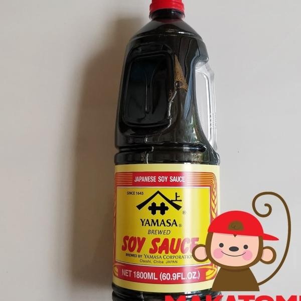 

Yamasa Soy Sauce 1800 Ml Japan Kecap Asin Jepang 1800Ml Soya 1,8L 1,8