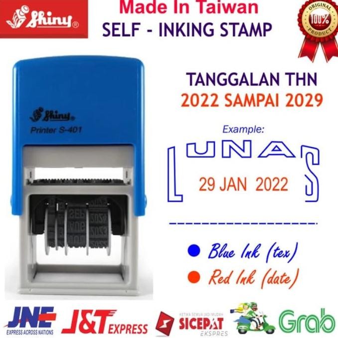 

Stempel Tanggal Lunas Shiny S-401L Otomatis Toko Kantor Dagang Serbagu Tersedia