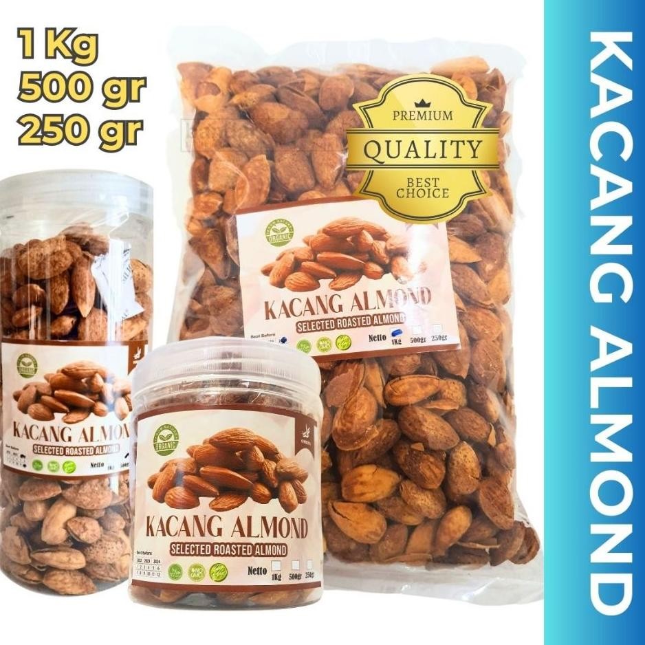 

Kacang Almond Vanila Gurih Sehat Pelancar Asi