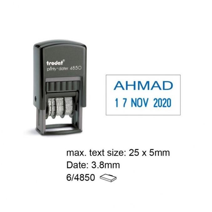 

Stempel Tanggal Trodat Tyep 4850 + Letter Tersedia