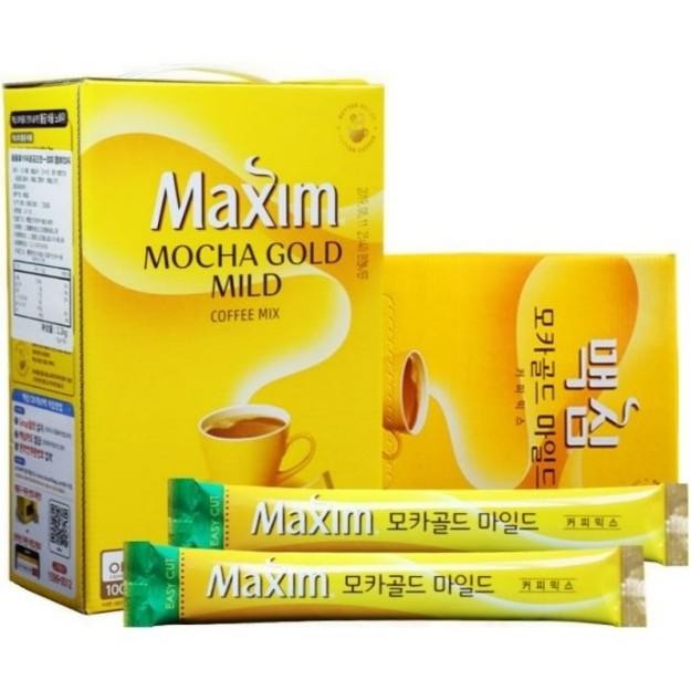 

[T100] MAXIM Coffee Korea 100's Box Size - Original / Mocha Gold Mild / White Gold