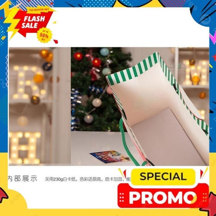 

TODAY PBSA SANTA PAPERBAG BOX KOTAK NATAL BINGKISAN TEMPAT HADIAH KADO FURUBA