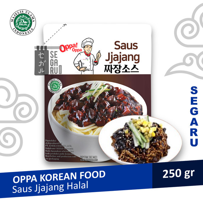 

Sale Oppa Saus Jjajang Pasta Kedelai Hitam Saus Jajangmyeon Halal 250 Gram