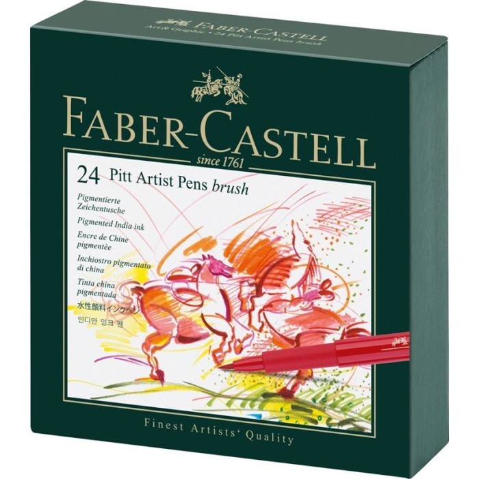 

Ba Faber-Castell Pitt Artist Pen Brush Studio Box 24
