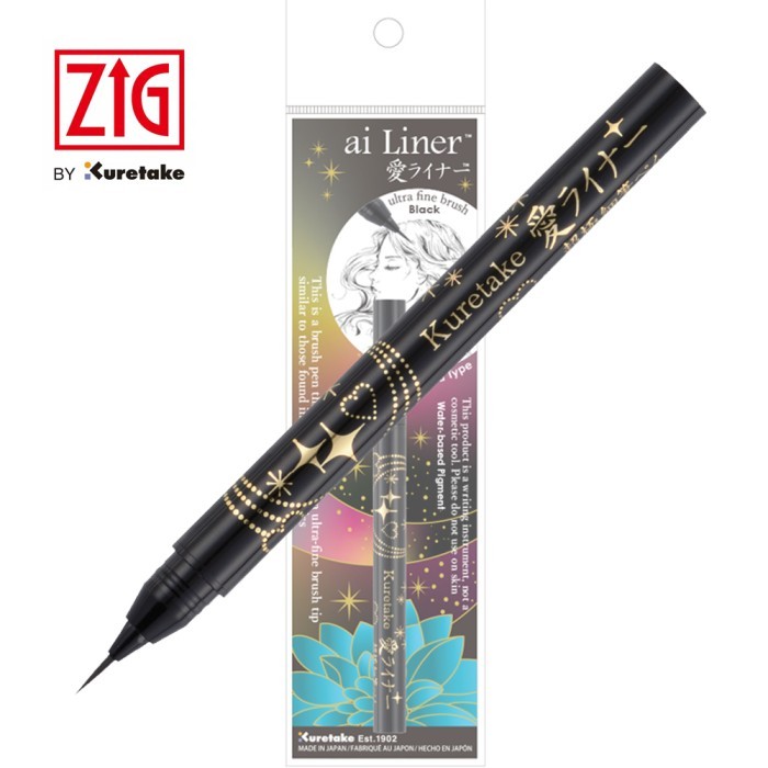 

Ba Zig Ai Liner Ultra Fine Brush Pen Black (Ed-100 010)