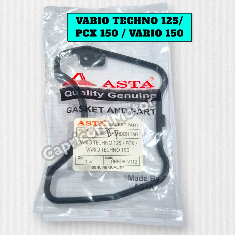 KARET HEAD VARIO TECHNO 125 150 PCX 150 GASKET SEAL ASTA