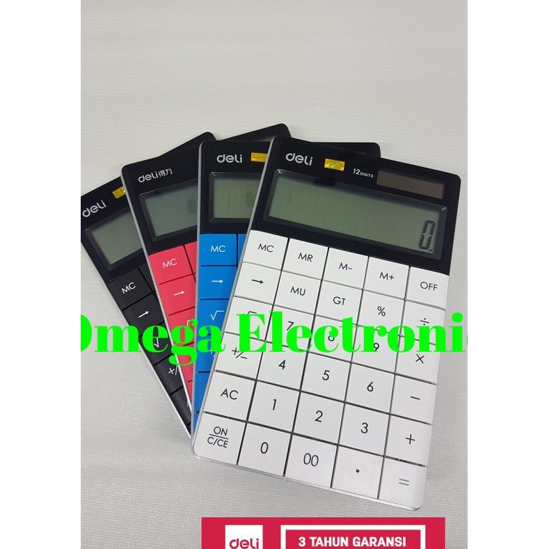 

Deli E1589 Calculator Desktop Kalkulator Stylish Office 1589 Kantor