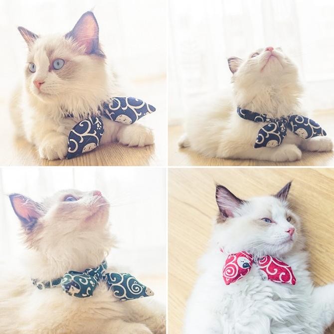 Japanese Bandana Scarf Pet Dog Cat/ Bandana Jepang Scarf Anjing Kucing
