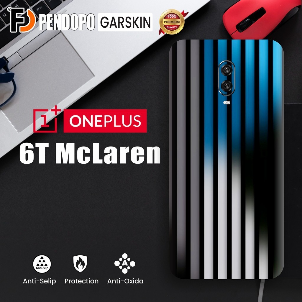 Premium Protection Garskin Oneplus 6t Mclaren Stiker Custom (2PCS) Bisa COD