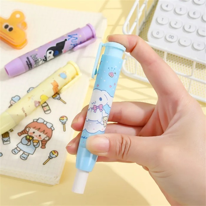 

Penghapus Pensil Mekanik Motif Karakter Lucu / Mechanical Eraser / Penghapus Bentuk Lipstick / Hapusan Eraser Lipstik