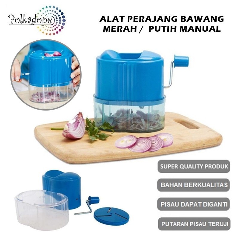 Alat Perajang Bawang Manual Pemotong Bawang Merah Onion Slicer Praktis