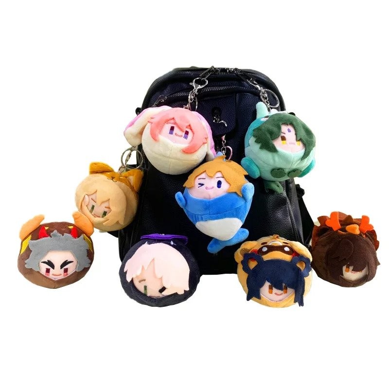 12cm Impact Plush Toy Teyvat Zoo Theme Xiao Yae Miko Tartaglia Arataki Itto Fischl Thoma Plush Penda