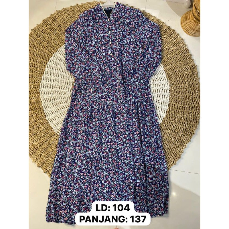 GAMIS MOTIF BUNGA BUNGA DEWASA