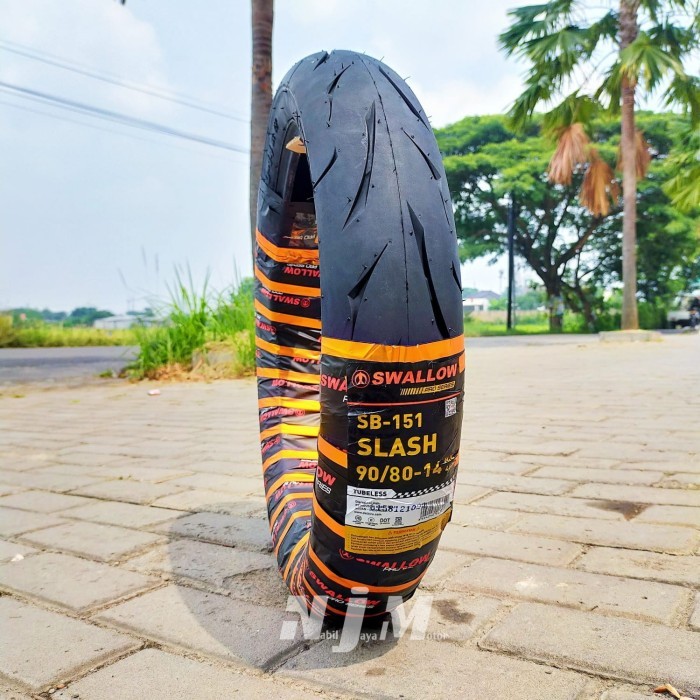 Jona Ban Swallow Slash Soft Compound 90/80-14 Free Pentil Ban Donat Ring 14