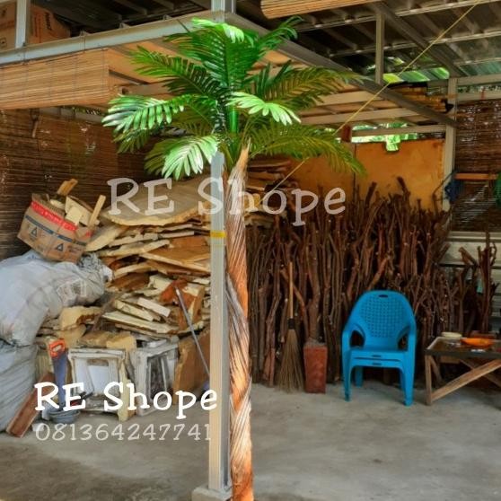 Palem Hias - Pohon Palem Tinggi 2Mtr - Bunga Hias Artificial Kurma