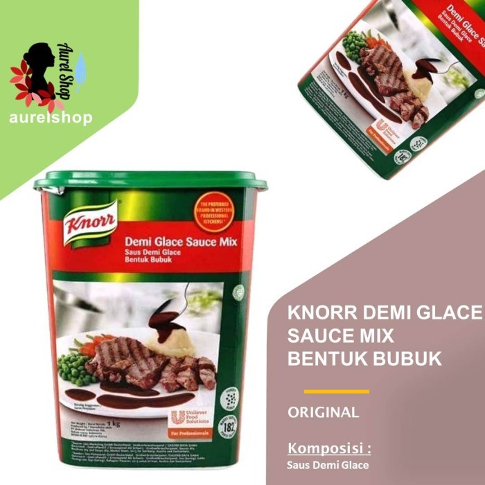 

Dijual!!! Knorr Demi Glace Sauce Mix Kemasan Toples 1 Kg