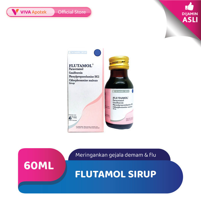 Flutamol Sirup untuk Menurunkan Demam (60 ml)