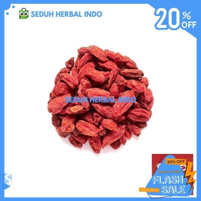 

DRIED GOJI BERRY / BUAH KICI KERING PREMIUM 15 GRAM TERBAIK