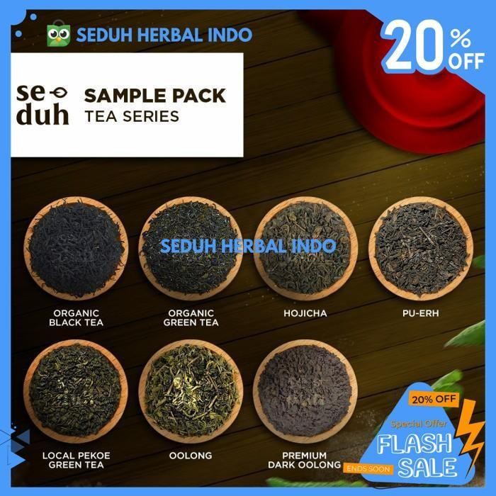 

SAMPLE PACK TEA SERIES A - GREEN TEA HOJICHA BLACK TEA PU ERH OOLONG