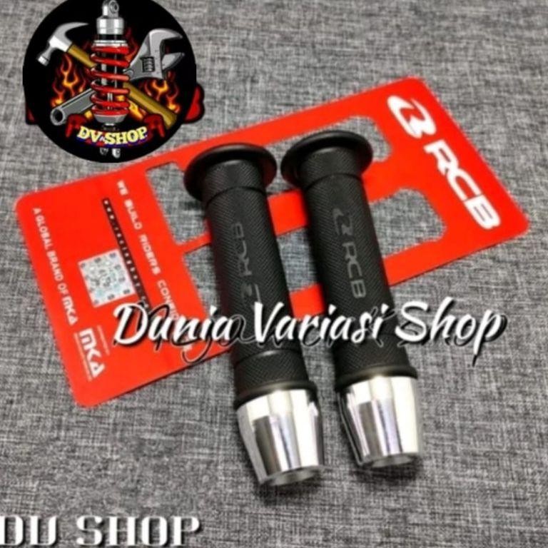 Hot Handgrip Sarung Gas Rcb Racing Boy Original + Jalu Stang Chrome Model Pcx Universal Motor Handgr