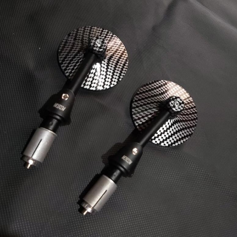 10.10 Spion Jalu Bulat Kecil Universal, Spion Bar End Cocok Untuk Semua Motor Beat Vario Scoopy Nmax