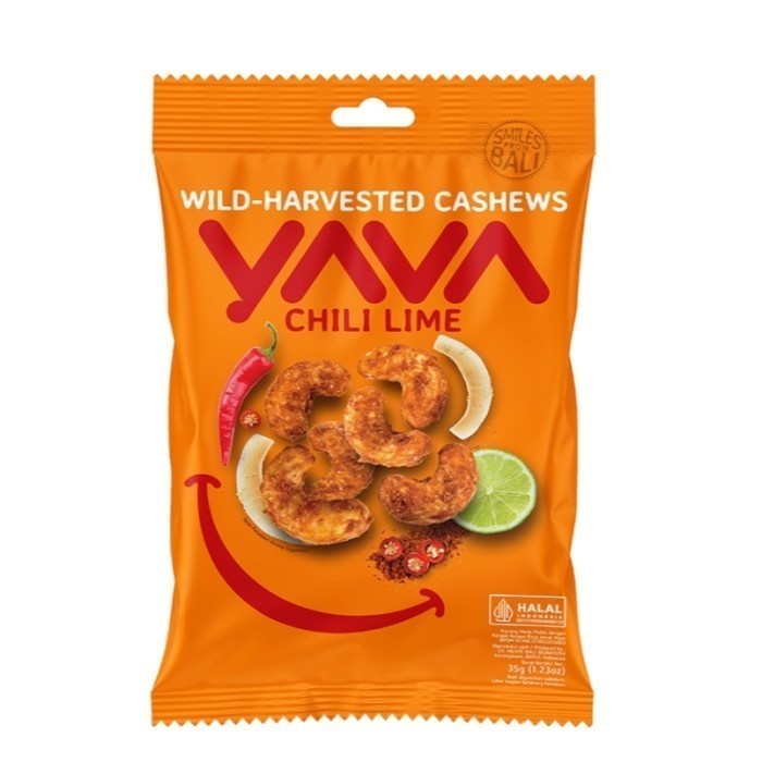 

YAVA Wild Harvested Cashews Snack Chili Lime 35 g