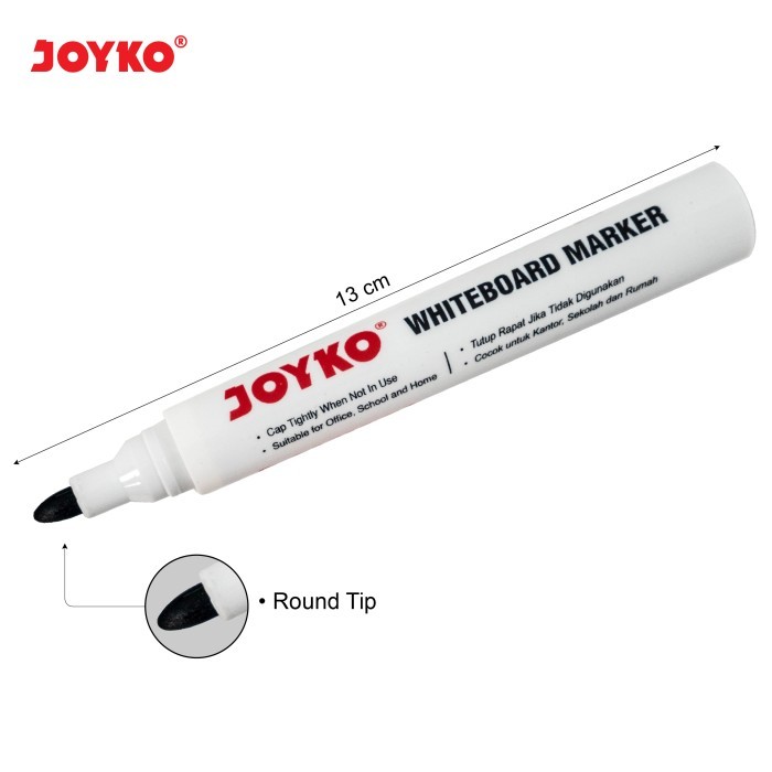 

NEW SERIES JOYKO WHITEBOARD MARKER SPIDOL PAPAN PUTIH ORIGINAL QUALITY