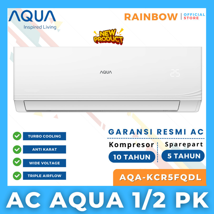 AC AQUA 1/2 PK LOW WATT AQA-KCR5AHQ