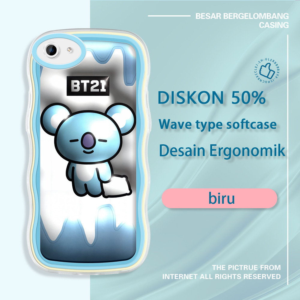 jinsouwe OPPO F1S F3 F5 PLUS F7 YOUTH F11 PRO lite F9 A3 A7X Realme 2 Pro  Casing Ponsel  BT21 Baby 