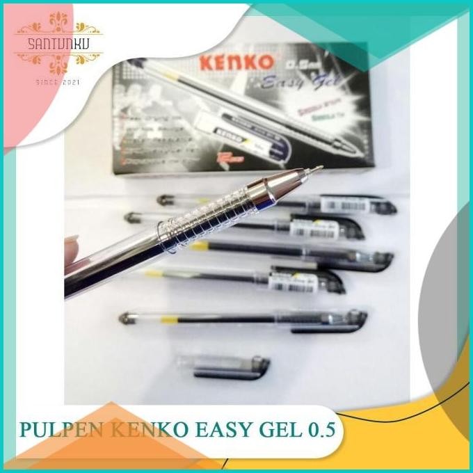 

Pulpen Kenko Easy Gel 0.5 - Pen Tinta 0,5 - Pulpen Lancip Tajam 140BZ