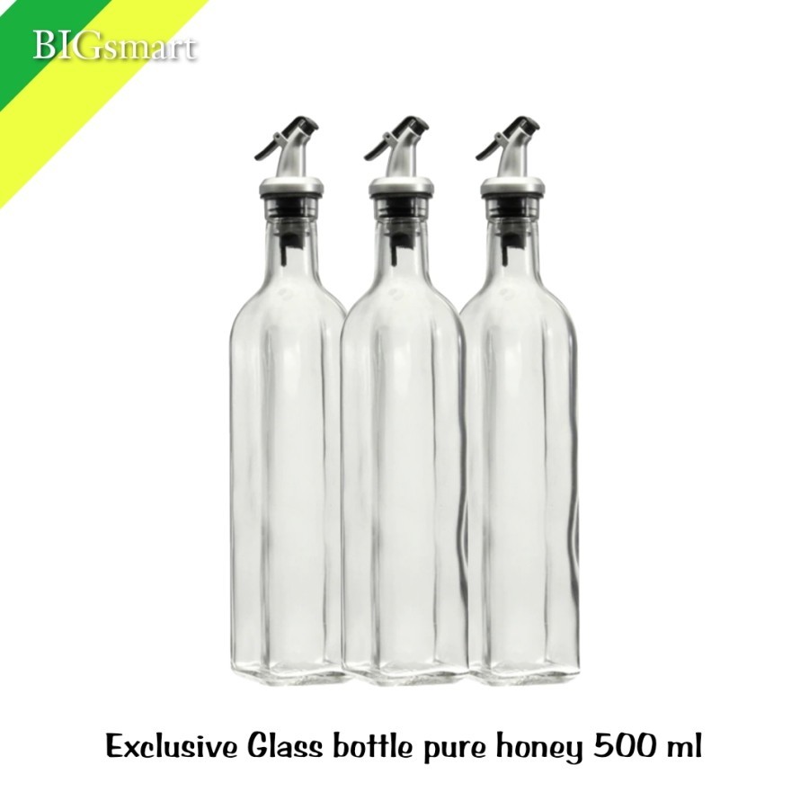 Botol Kaca Tempat Madu Exclusive Smart Kitchen 500 ml