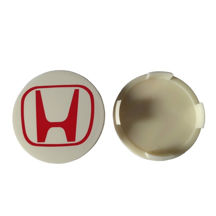 DOP VELG HONDA WARNA MERAH PUTIH UKURAN 7CM BARU
