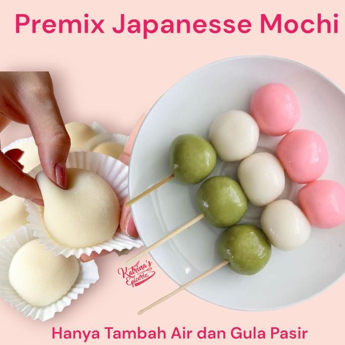 

Premix Japanesse Mochi 1 Kg tepung Instant siap Pakai