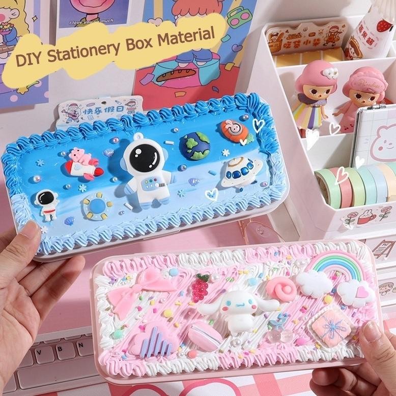 

jk-54 Penjual LokalDIY Sanrio Kotak alat tulis kreatif lem krim Pencil Case Kotak Alat Tulis Pensil Kapasitas Besar Kotak Penyimpanan Alat Tulis Hadiah Anak-anak Sale