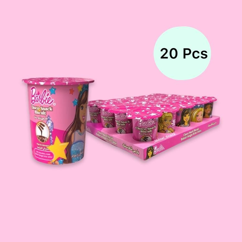 

GROSIR - Barbie Chocolate Mini 20 X 8 Gr Rasa Cokelat Biskuit Stick by Jadoel_Snack