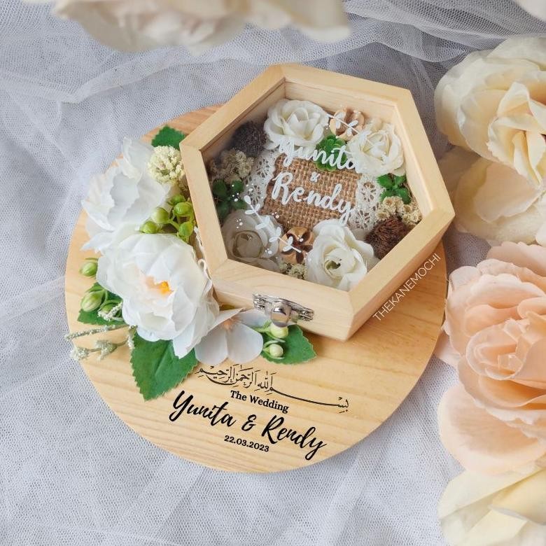 

ORIGINAL Ringbox Wedding Engagement Kotak Cincin Nikah an-140